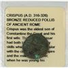 Image 3 : A.D 316-326 Crispus Bronze Reduced Follis of Ancient Rome