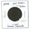 Image 1 : 1837 Un sou lower canada token