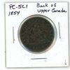 Image 2 : 1854 PC-5C1 upper canada half penny token
