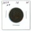 Image 2 : 1859 N9 canada large cent