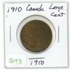 Image 1 : 1910 canada large cent