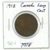 Image 1 : 1918 canada large cent