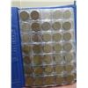 Image 2 : 1920-date canada cents Uni-safe folder with 88 coins assorted years 1920 to 2008