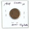 Image 2 : 1924 semi-key date canada 1 cent