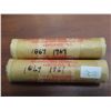 Image 1 : Lot of 2 rolls CIBC 1867-1967 1 cent