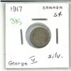 Image 1 : 1917 canada silver 5 cent