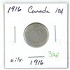 Image 1 : 1916 canada silver 10 cent