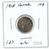Image 1 : 1918 canada silver 10 cent (2)