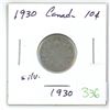 Image 1 : 1930 canada silver 10 cent