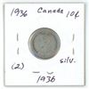 Image 2 : 1936 canada silver 10 cent (2.)