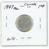 Image 2 : 1947 ML canada silver 10 cent