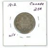 Image 2 : 1912 canada silver 25 cent