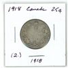Image 2 : 1919 canada silver 25 cent (2.)