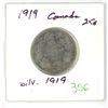 Image 1 : 1919 canada silver 25 cent