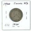 Image 2 : 1920 canada silver 25 cent(1.)