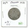 Image 1 : 1931 canada silver 25 cent (1.)