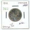 Image 1 : 1943 canada silver 25 cent