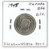 Image 2 : 1943 canada silver 25 cent
