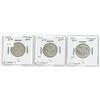 Image 1 : Lot of 3 canada silver 25 cent 1965-1967