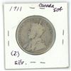 Image 2 : 1911 canada silver 50 cent(2.)