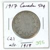 Image 1 : 1917 canada silver 50 cent(2.)