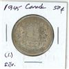 Image 2 : 1945 Canadian silver 50 cent coin