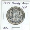 Image 2 : 1949 Canadian silver 50 cent coin