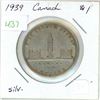 Image 1 : 1939 "Parliament" Canadian silver dollar