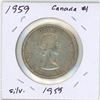 Image 2 : 1959 Canadian silver voyageur dollar