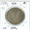 Image 1 : 1880s USA Silver Morgan dollar