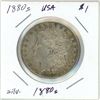 Image 2 : 1880s USA Silver Morgan dollar