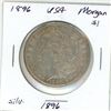 Image 2 : 1896 USA Silver Morgan dollar