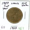 Image 1 : 1987 Canadian "First year" 1 dollar loonie coin