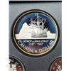 Image 3 : 1987 Double dollar proof set. Includes "Davis Strait" silver dollar