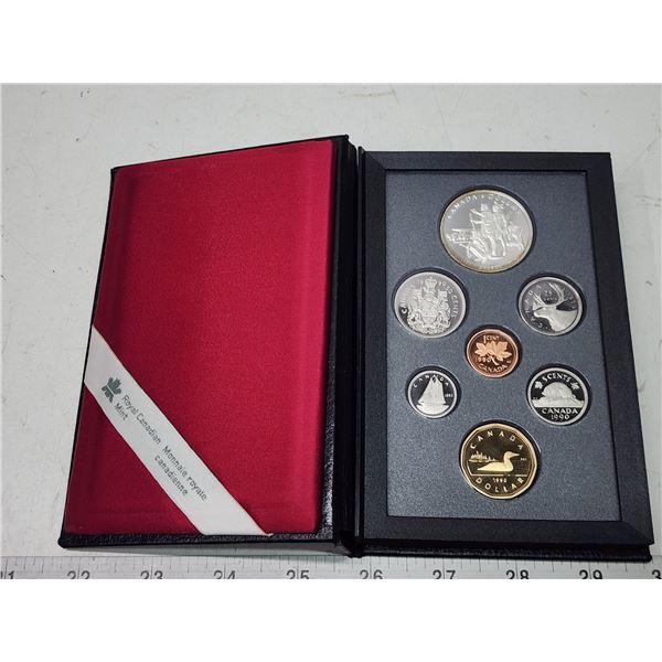 1990 Double dollar proof set. Includes "Kelsey" silver dollar