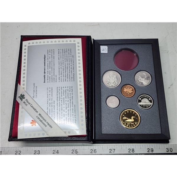 1992 Double dollar proof set. Missing silver dollar