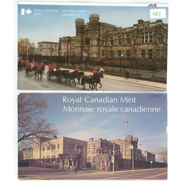 Pair of 1978-79 Canadian UNC year set