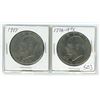 1976-77 Pair of USA Eisenhower dollars