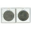 Image 2 : 1976-77 Pair of USA Eisenhower dollars
