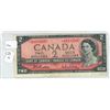 Image 1 : 1954 Canadian 2 dollar replacement bill - Beattie/Rasminsky - A/B 0182097