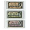 Image 2 : 1954 Canadian bill set - 1$, 2$, 5$, 10$, 20$, and 50$ - assorted serial #'s