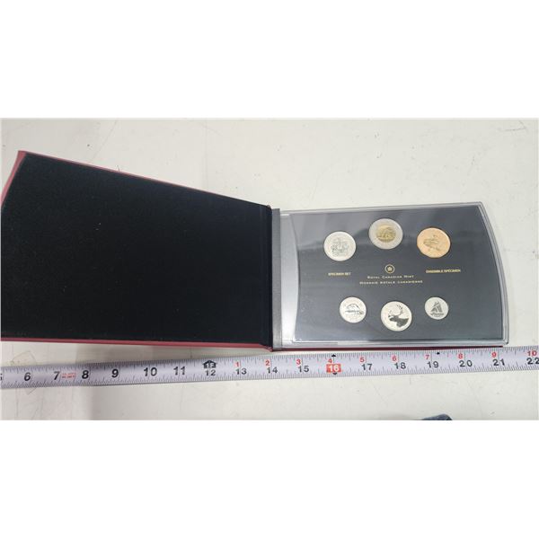 2013 Canadian specimen set - Blue Winged Teal