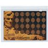 Image 1 : Lincoln Memorial 1 cent penny year set - 1959-1982