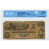 Image 1 : 1859 CCCS Graded. "Colonial Bank of Canada" Canadian 10 dollar bill - VG8