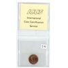 Image 2 : 1985 ICCS graded, Canadian red 1 cent penny coin - MS63