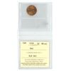 Image 2 : 1939 ICCS graded, Canadian red 1 cent penny coin - MS65