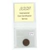 Image 3 : 1929 ICCS graded, Canadian 1 cent penny coin - MS62