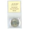 Image 3 : 1934 ICCS graded, USA silver peace dollar - MS64