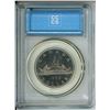 Image 2 : 1968 CCCS graded, Canadian voyageur nickel dollar - UNC65