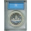 Image 2 : 1952 CCCS graded, Canadian silver voyageur dollar - MS63